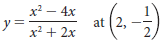 x² – 4x У x? + 2x at | 2, 2) 