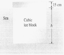 T15 cm Sea Cubic ice block 