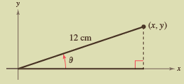 (х, у) 12 cm -х 