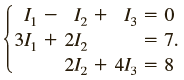 I - ,+ I, = 0 31, + 21, 21, + 41, = 8 = 7. 