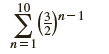 10 ΣΒ- η-1 2) n=1 