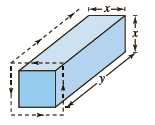 A rectangular package has a combined length and girth (perimeter