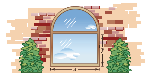 A Norman window is constructed by adjoining a semicircle to