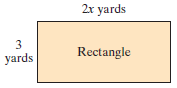 2x yards 3 Rectangle yards 