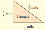 -mile mile Triangle mile 