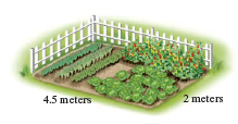 Use the garden shown for following Exercises. Write each ratio