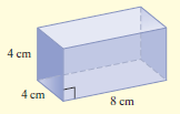 Find the volume and surface area of each solid.. For