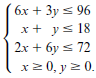 Determine whether the given point is in the feasible set