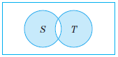 Give a set-theoretic expression that describes the shaded portion of