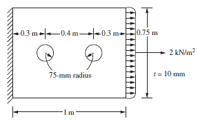 For the tensile member shown in Figure P7-25 on the