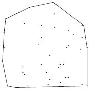 A convex polygon is a polygon with the property that