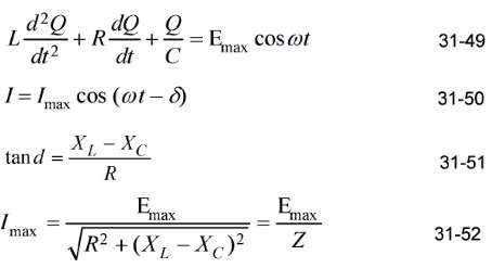 Show by direct substitution that the current given by Equation