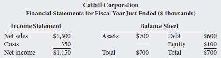 Cattail Corporation€™s financial statements for the fiscal year j