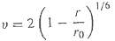 If the velocity distribution of a fluid flowing through a