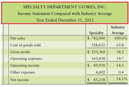 The Specialty Department Stores, Inc., chief executive officer (