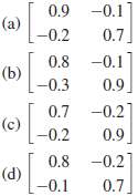 Find the inverse of each of the following matrices: 