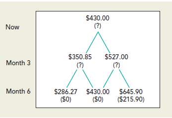 Take another look at our two-step binomial trees for Google,