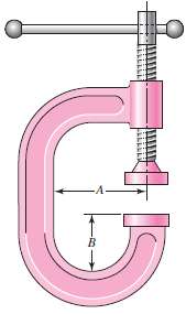A screw clamp similar to the one shown in the