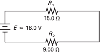 1. Three resistors of 2.00Î©, 5.00Î© and 6.50Î© are connected
