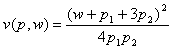 Indirect utility function:  .:. a. What is the Walrasian