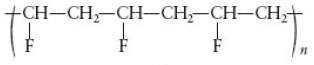 What monomer(s) must be used to produce the following polymers?
a.
b.
c.
d.
e.
f.
Classify