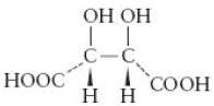 The structure of tartaric acid is
a.	Is the form of tartaric