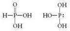 Many structures of phosphorus- and sulfur-containing compounds are drawn with