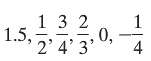 Which of the following numbers could be the probability of