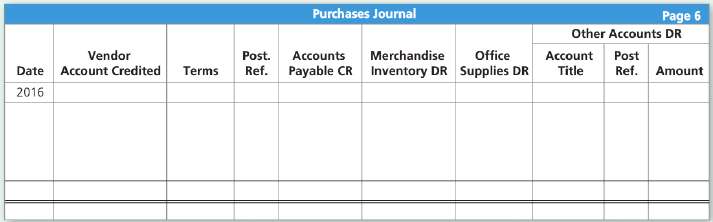 Oct. 1 Purchased merchandise inventory on account with credit terms