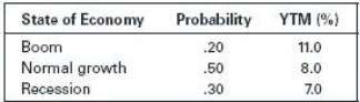 Derive the probability distribution of the one-year holding period return