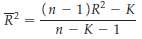 Suppose that a dependent variable is related to K independent