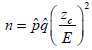 The equation for determining the sample sizecan be obtained by