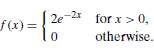 Suppose that the random variable X has the following p.d.f.:Construct