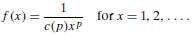 For each value of p > 1, let c(p) =Suppose