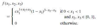 Suppose that three random variables X1, X2, and X3 have