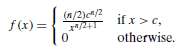 Let Y have the F distribution with m and n