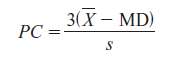 A measure to determine the skewness of a distribution is
