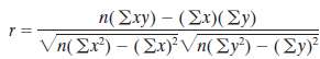 A formula that is sometimes given for computing the correlation