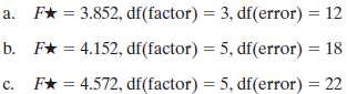 Find the p-value for each of the following situations: