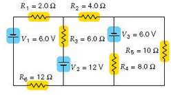 For the multiloop circuit shown in Fig. 18.39, what is