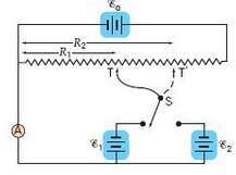 Fig. 18.43 shows a schematic circuit of an instrument called
