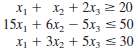 Consider the following problem.Maximize Z = 4x1 + 5x2 +