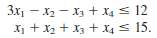 Suppose that a mathematical model fits linear programming except for