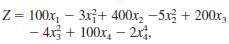 Consider the following problem:
Maximize
Subject to
x1 ˆˆ {25, 30}, x2 ˆˆ