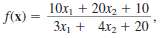 Consider the following linear fractional programming problem:
Maximize
Subject to
and
x1 ‰¥ 0,
