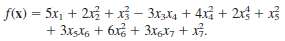 Consider the following function:
Show that f (x) is convex by