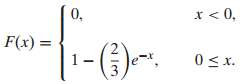 Find the mean and variance of X if the cdf