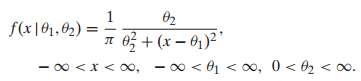 Let X1, X2 be a random sample from the Cauchy