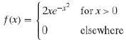 If the probability density of X is given by
And Y