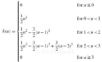In example 7.13 we found the probability destiny of the